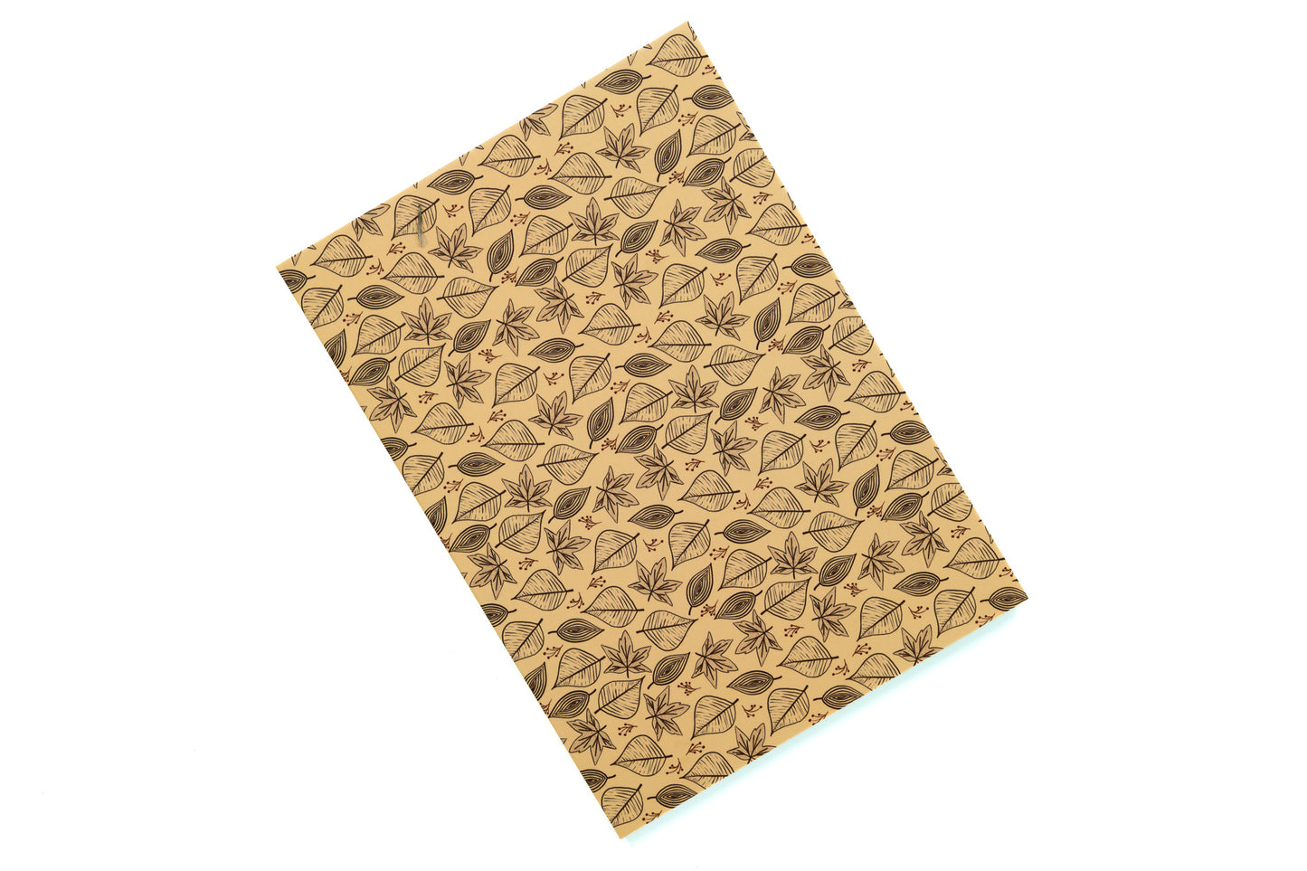 African Print Journal - Leaves - Pounded Yam Productions