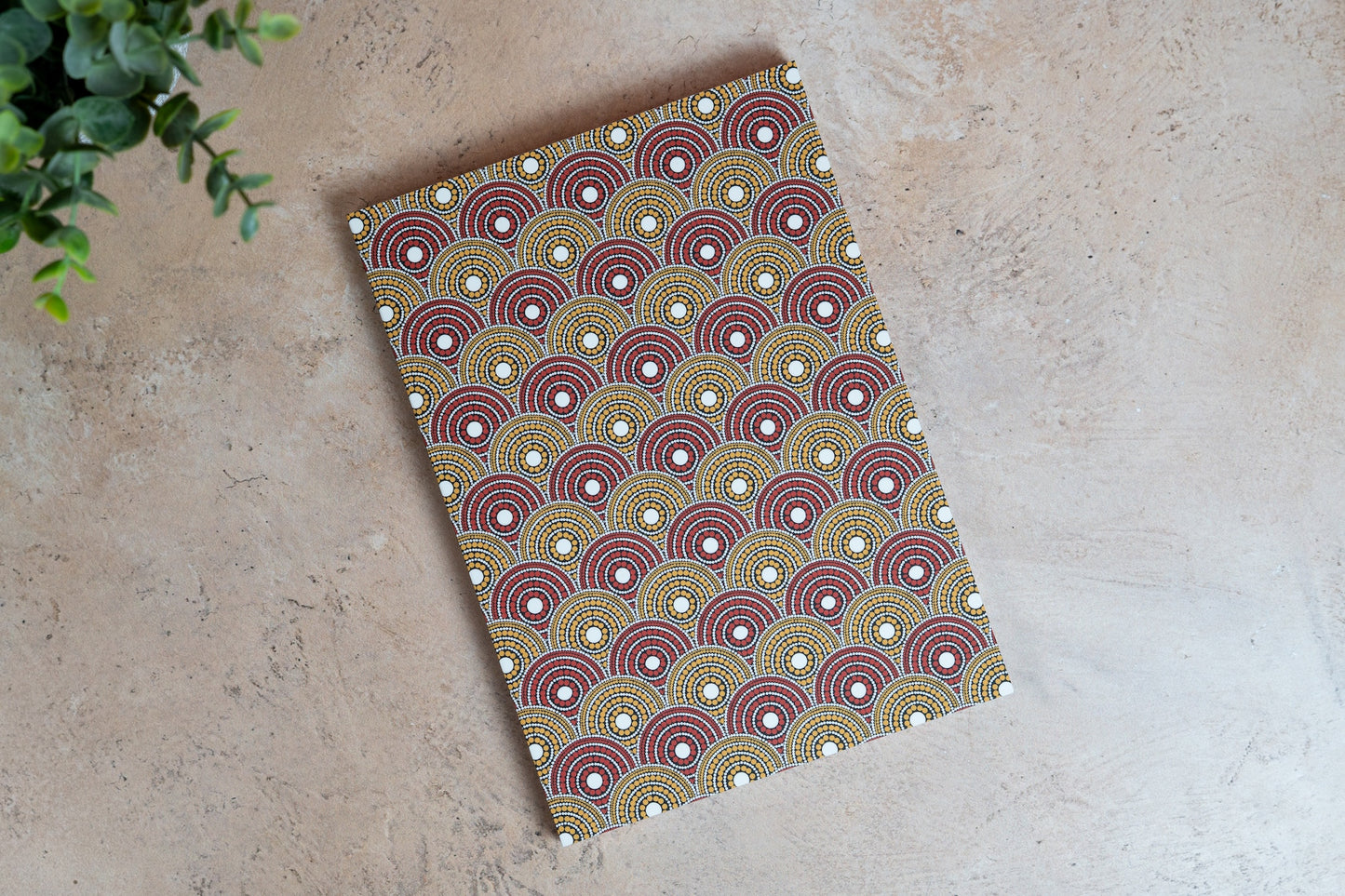 African Print Journal - Red and Yellow (Ankara)