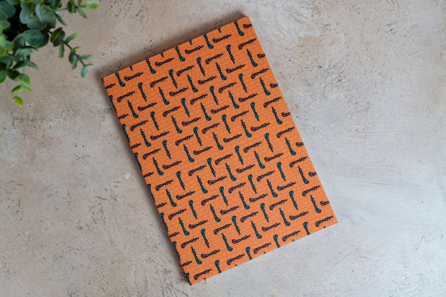 African Print Journal - Walking Sticks (Ankara)