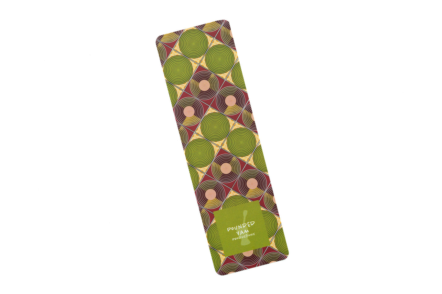 African Print Bookmark - Discs (Ankara) - Pounded Yam Productions