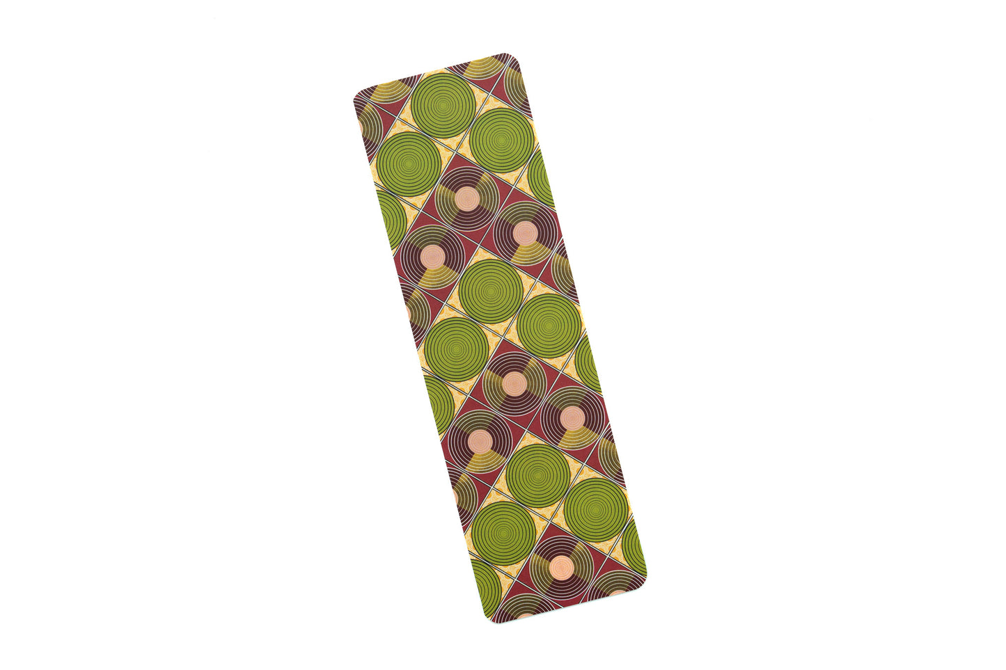 African Print Bookmark - Discs (Ankara) - Pounded Yam Productions