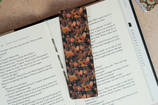 Bookmark - Black Women Line Art Colored - Pounded Yam Productions