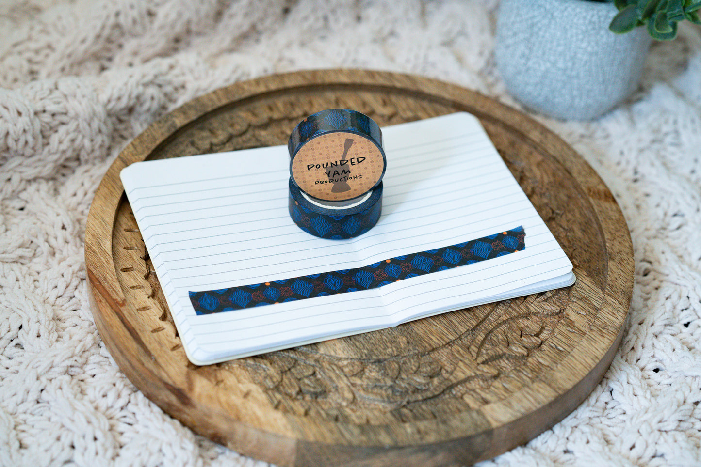 African Print Ankara Inspired Washi Tape - X - Pounded Yam Productions