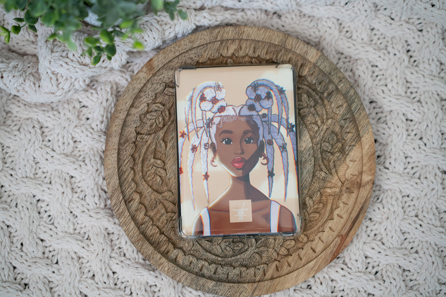 DIGITAL FILE Black Girl Dreamy Printable Clear Case Insert for Kindle - Pounded Yam Productions