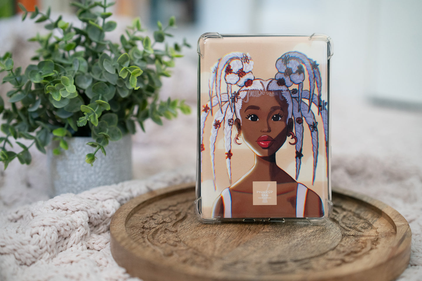 DIGITAL FILE Black Girl Dreamy Printable Clear Case Insert for Kindle - Pounded Yam Productions