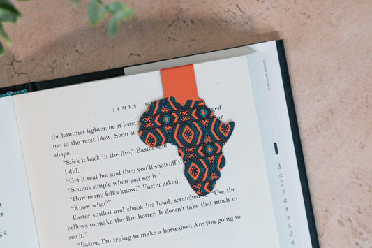Magnetic Bookmark - African Print (Diamonds) - Pounded Yam Productions