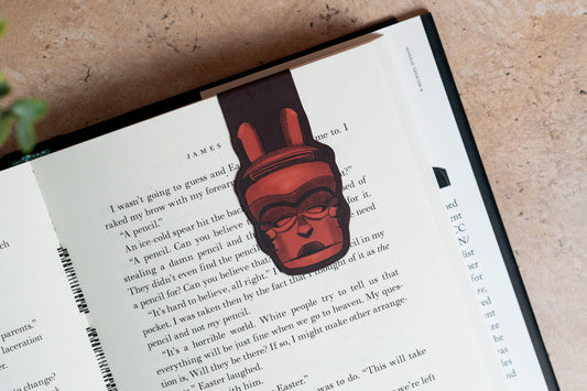 Magnetic Bookmark - African Masks (Ibibio) - Pounded Yam Productions