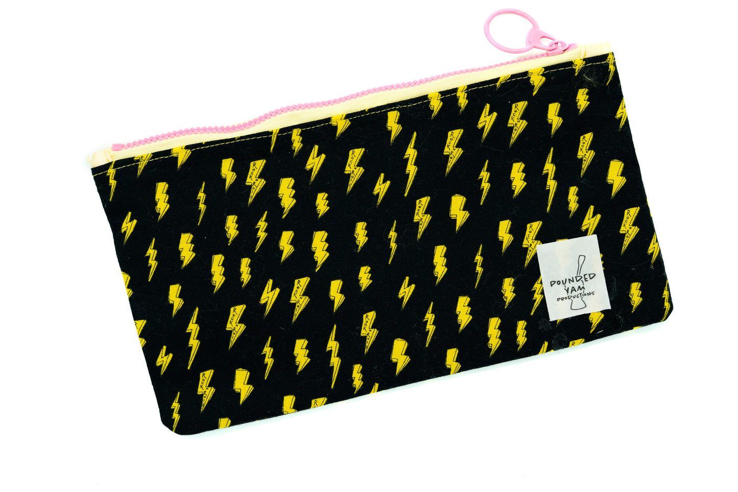 Ankara Pencil Case - Lightning Bolts
