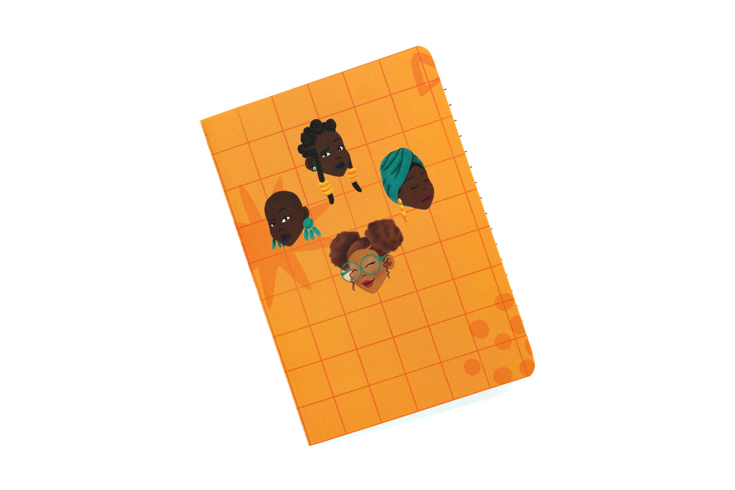 Black Girl Hairstyles Pocket Notebook - Yellow - Pounded Yam Productions