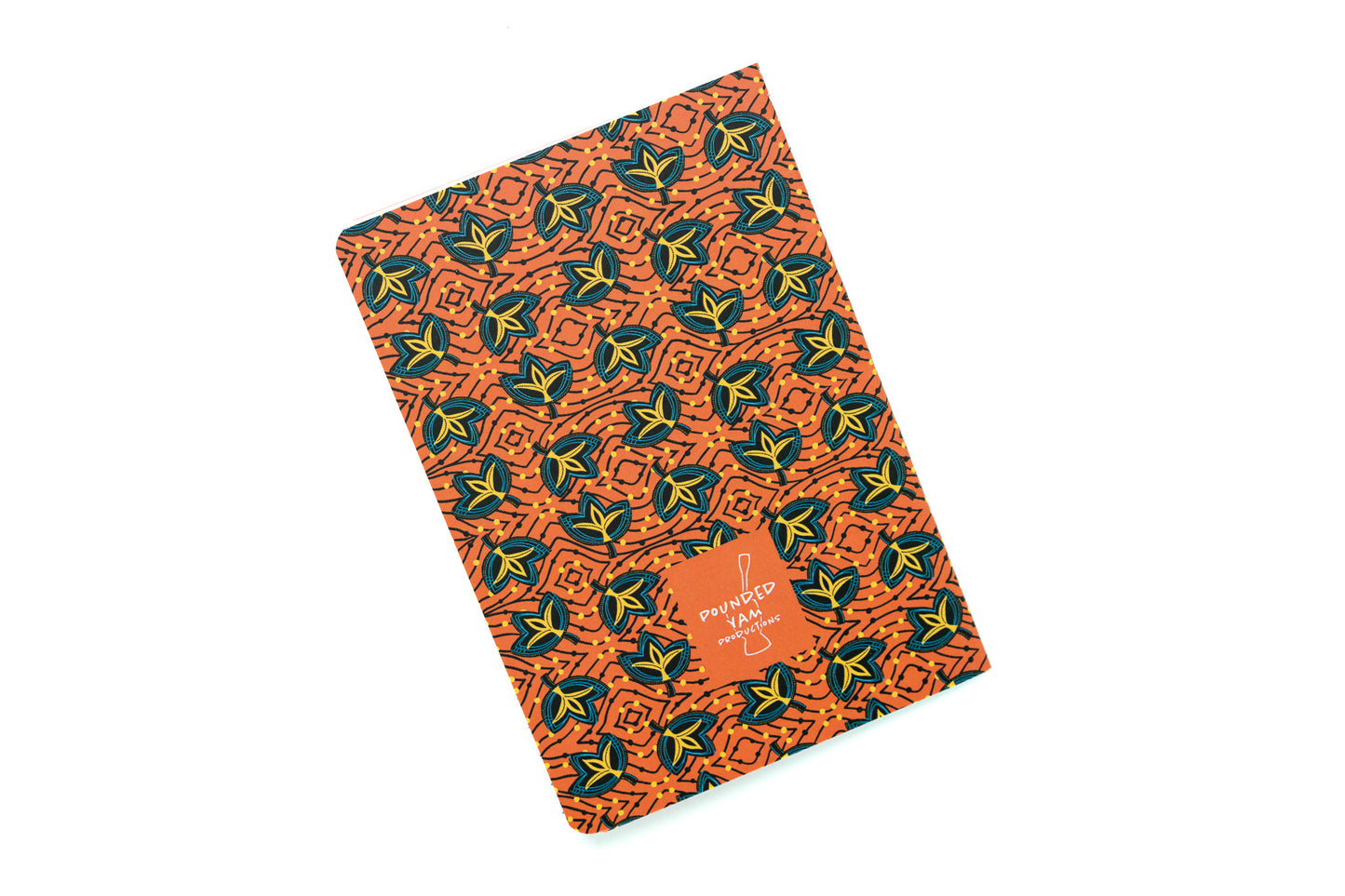 African Print Pocket Notebook - Fans (Ankara) - Pounded Yam Productions