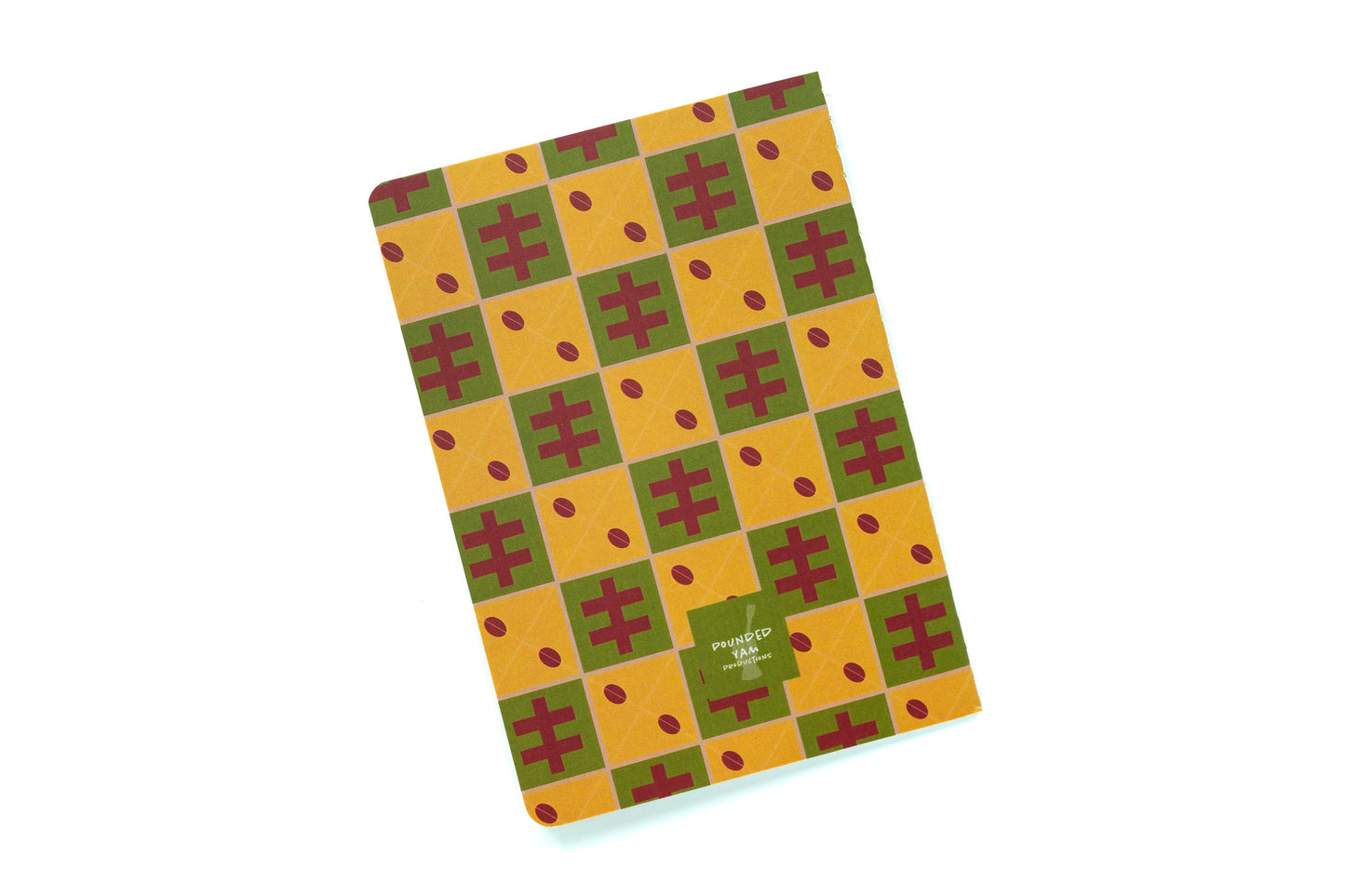 African Print Notebook - Cowries (Ankara) - Pounded Yam Productions