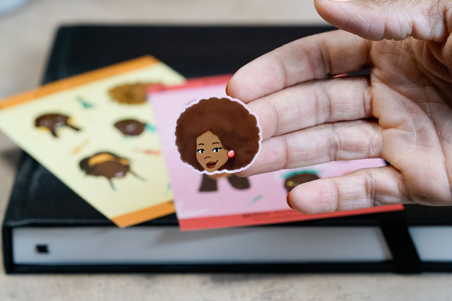 Black Girl Hairstyles Sticker Sheets - Pounded Yam Productions