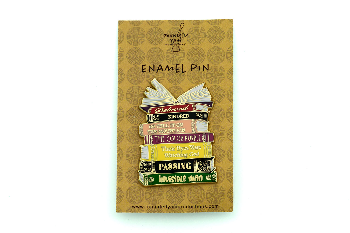 Enamel Pin: Black Literary Classics