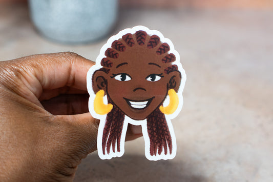 Black Girl Hairstyles Sticker Bundle - Pounded Yam Productions