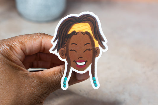 Black Girl Hairstyles Sticker Bundle - Pounded Yam Productions