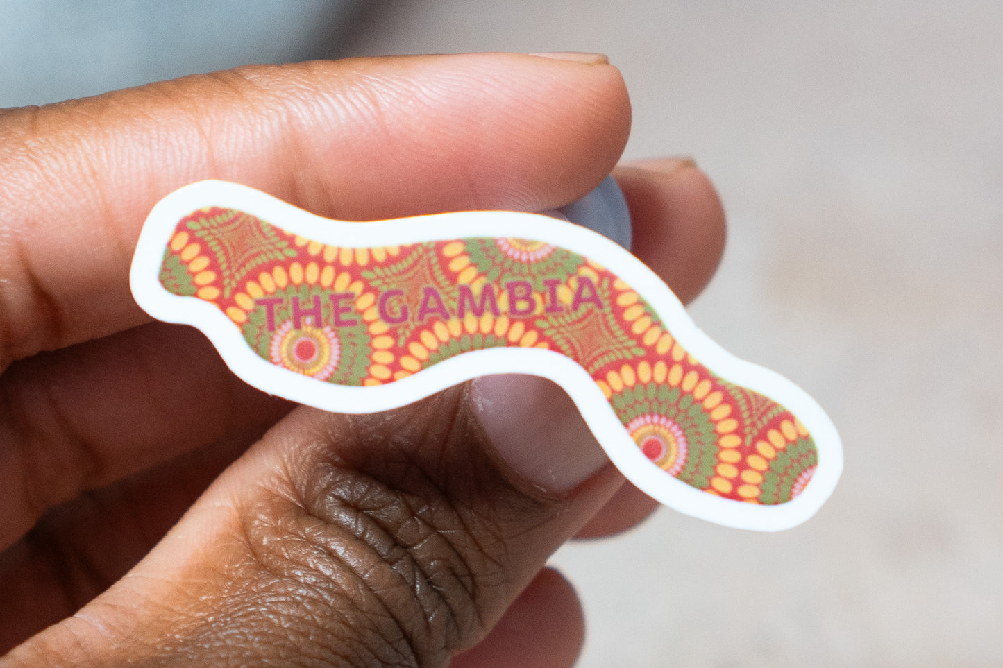 The Gambia Sticker (West Africa) - Pounded Yam Productions
