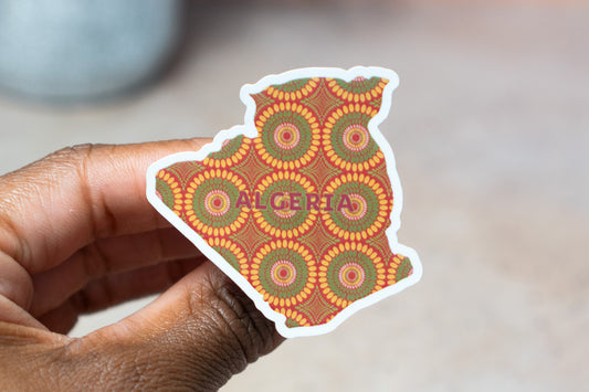 Algeria Sticker (North Africa) - Pounded Yam Productions