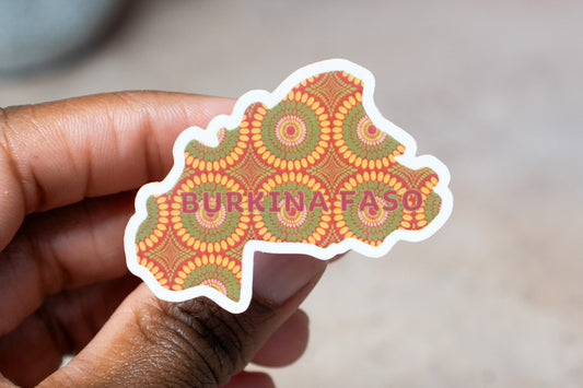 Burkina Faso Sticker (West Africa) - Pounded Yam Productions
