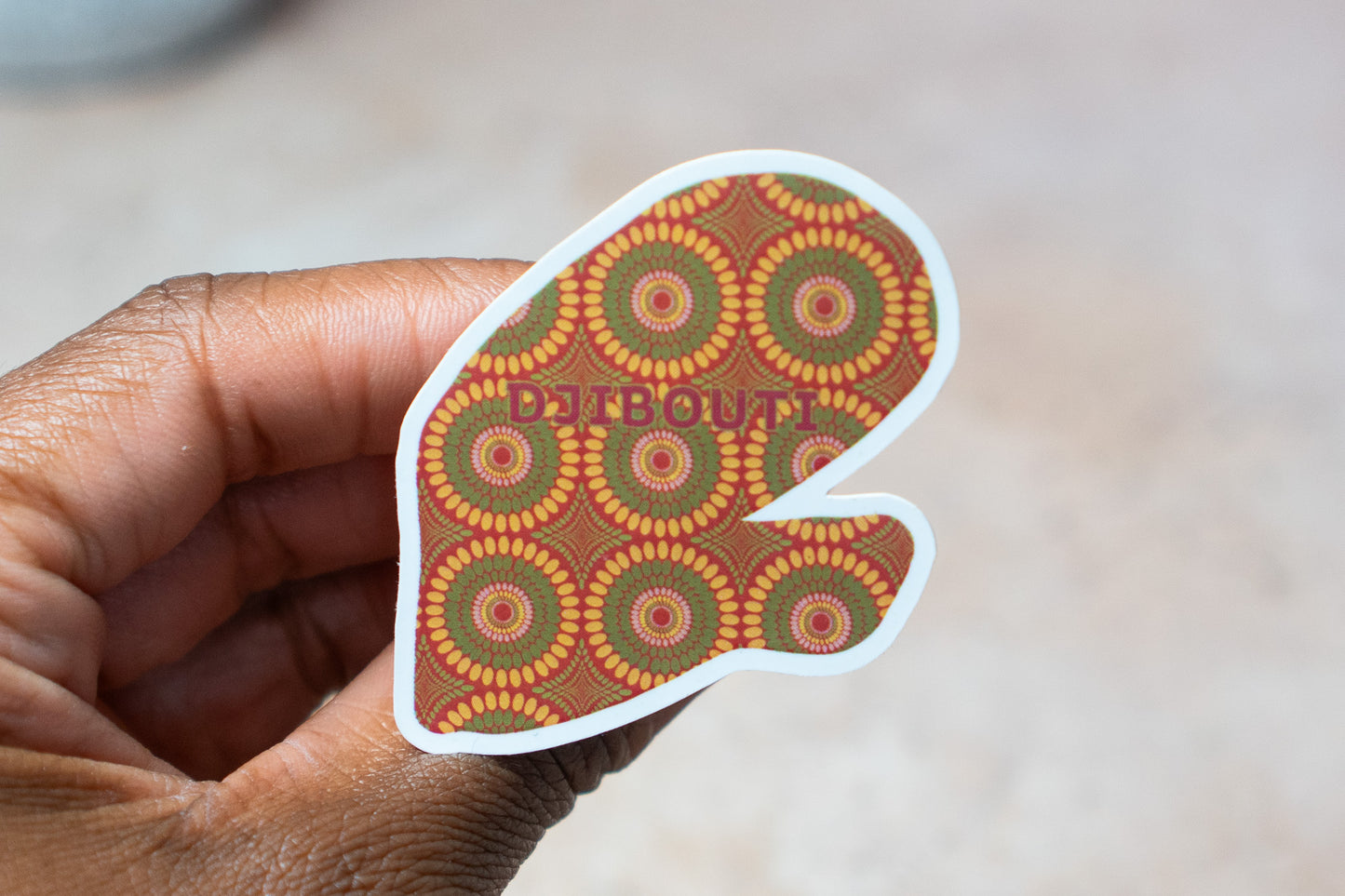 Djibouti Sticker (East Africa) - Pounded Yam Productions