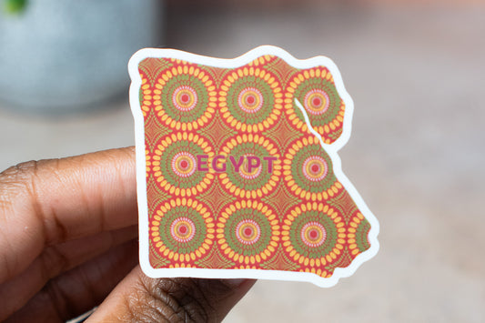 Egypt Sticker (North Africa) - Pounded Yam Productions