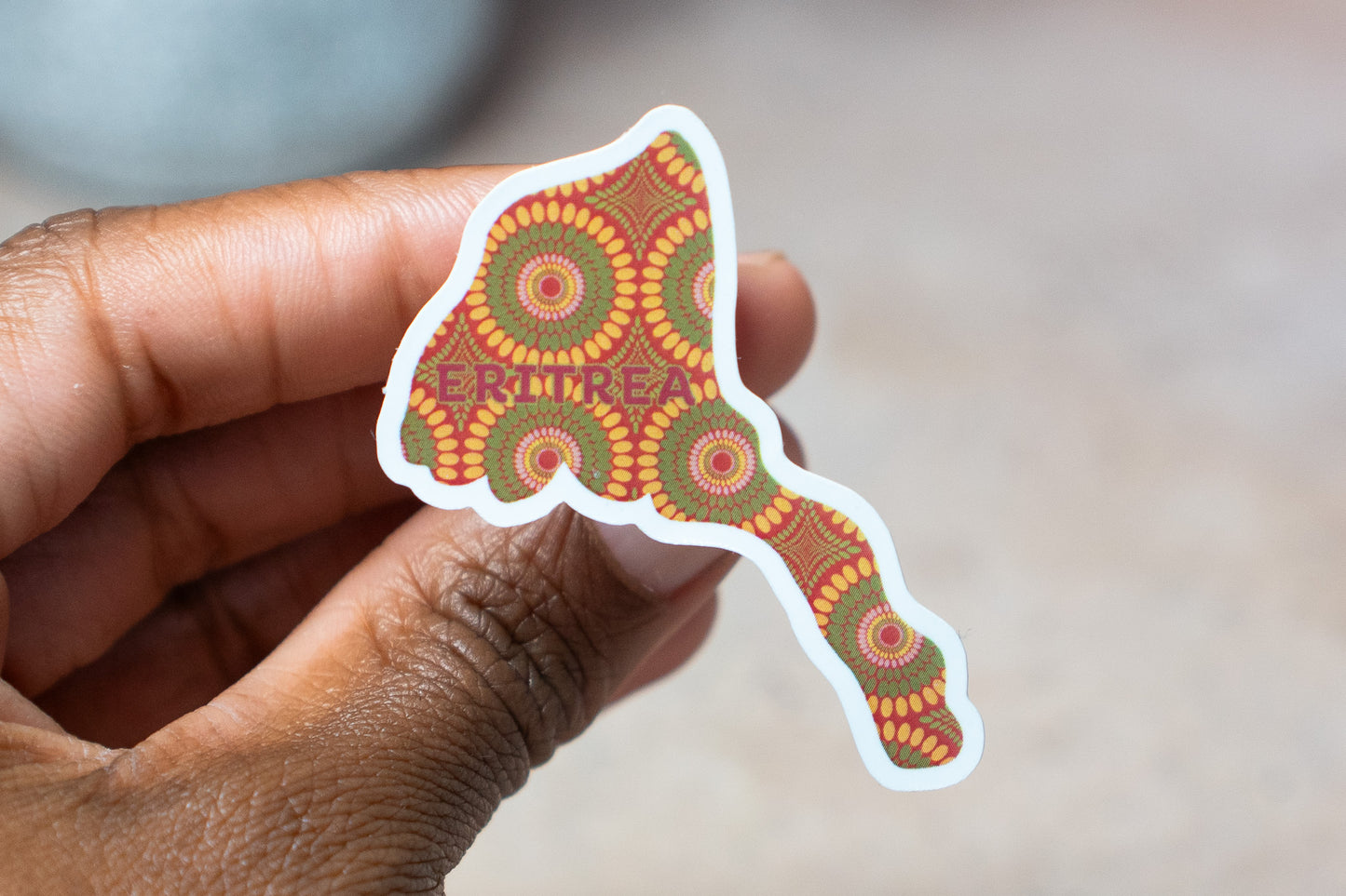 Eritrea Sticker (East Africa) - Pounded Yam Productions