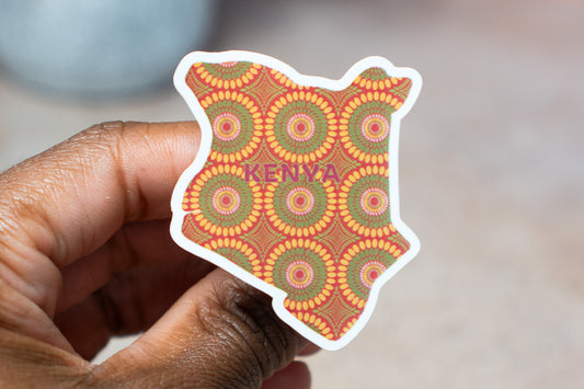 Kenya Sticker (East Africa) - Pounded Yam Productions