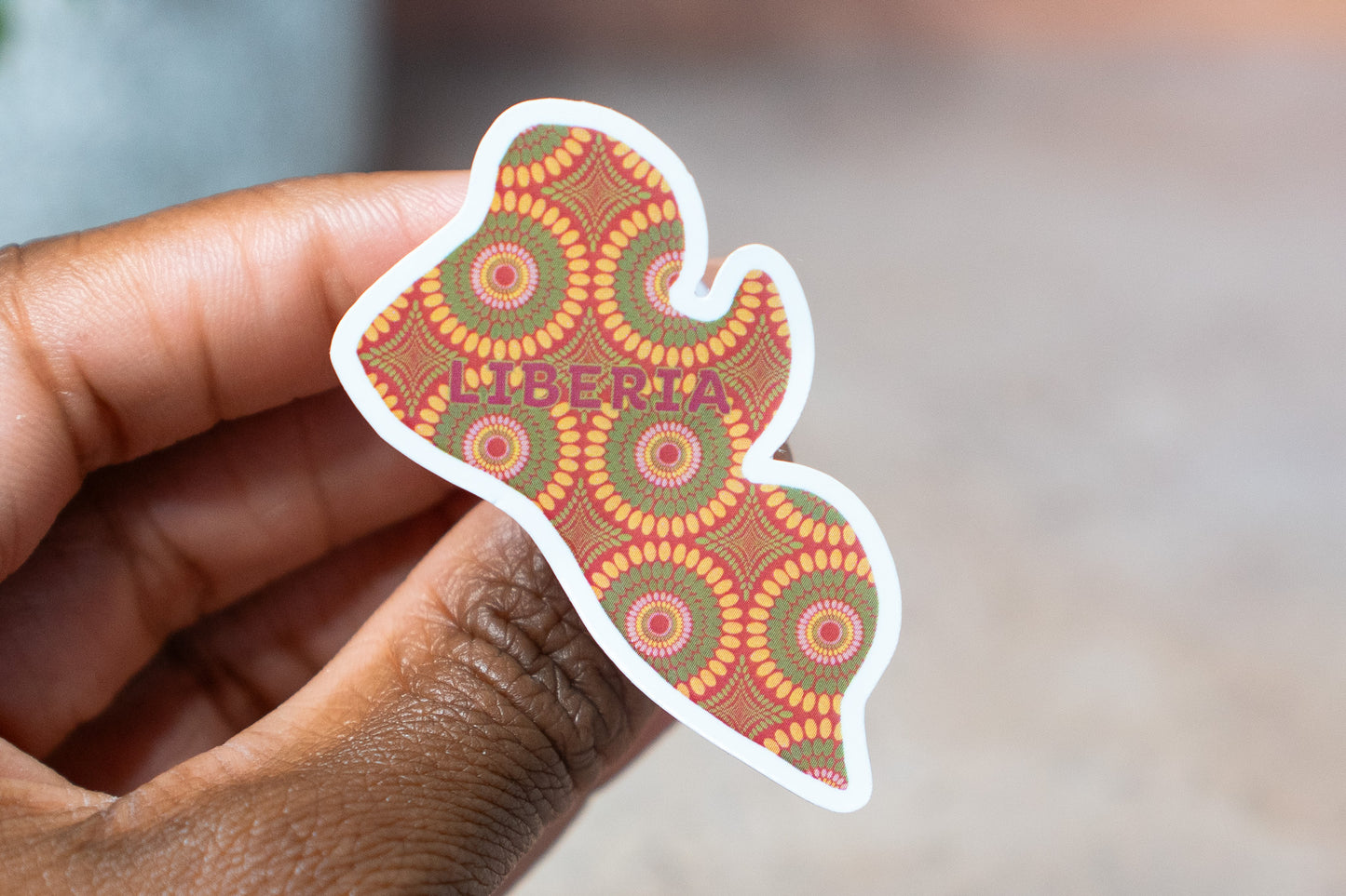 Liberia Sticker (West Africa) - Pounded Yam Productions
