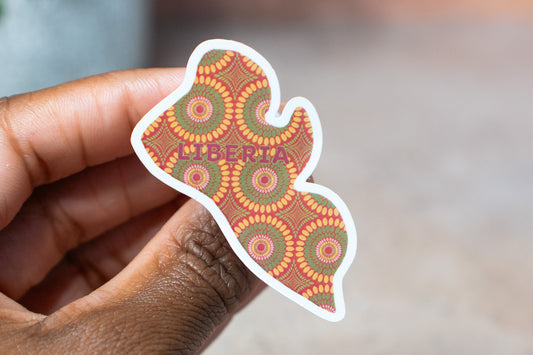 Liberia Sticker (West Africa) - Pounded Yam Productions