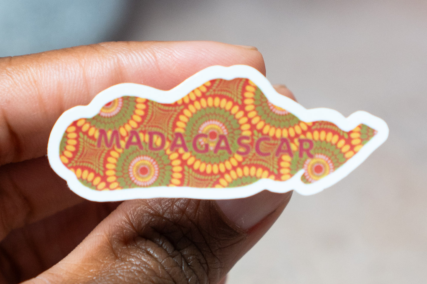 Madagascar Sticker (Southern Africa) - Pounded Yam Productions
