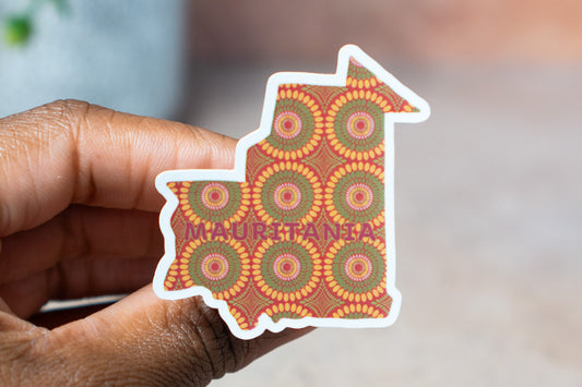 Mauritania Sticker (North Africa) - Pounded Yam Productions