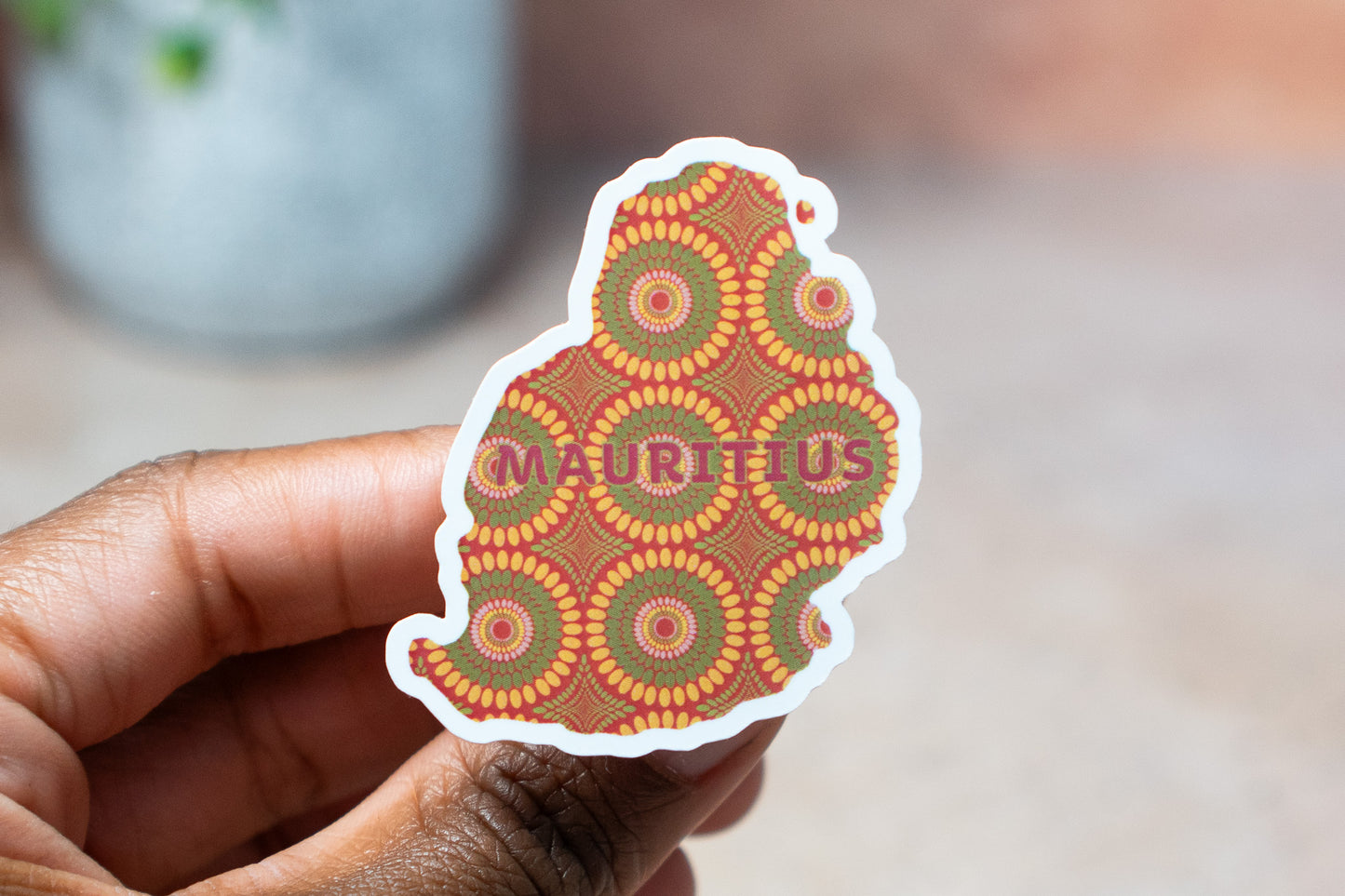 Mauritius Sticker (East Africa) - Pounded Yam Productions