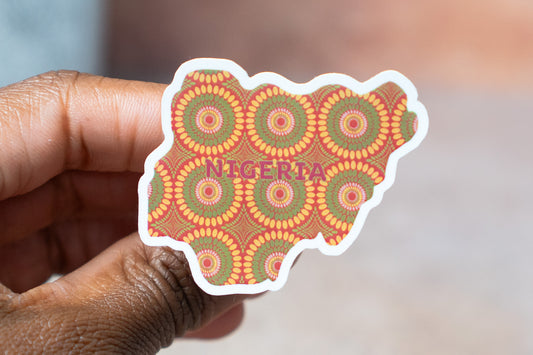 Nigeria Sticker (West Africa) - Pounded Yam Productions