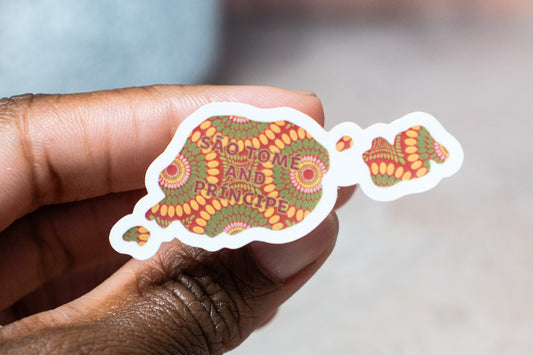 São Tomé and Príncipe Sticker (Central Africa) - Pounded Yam Productions