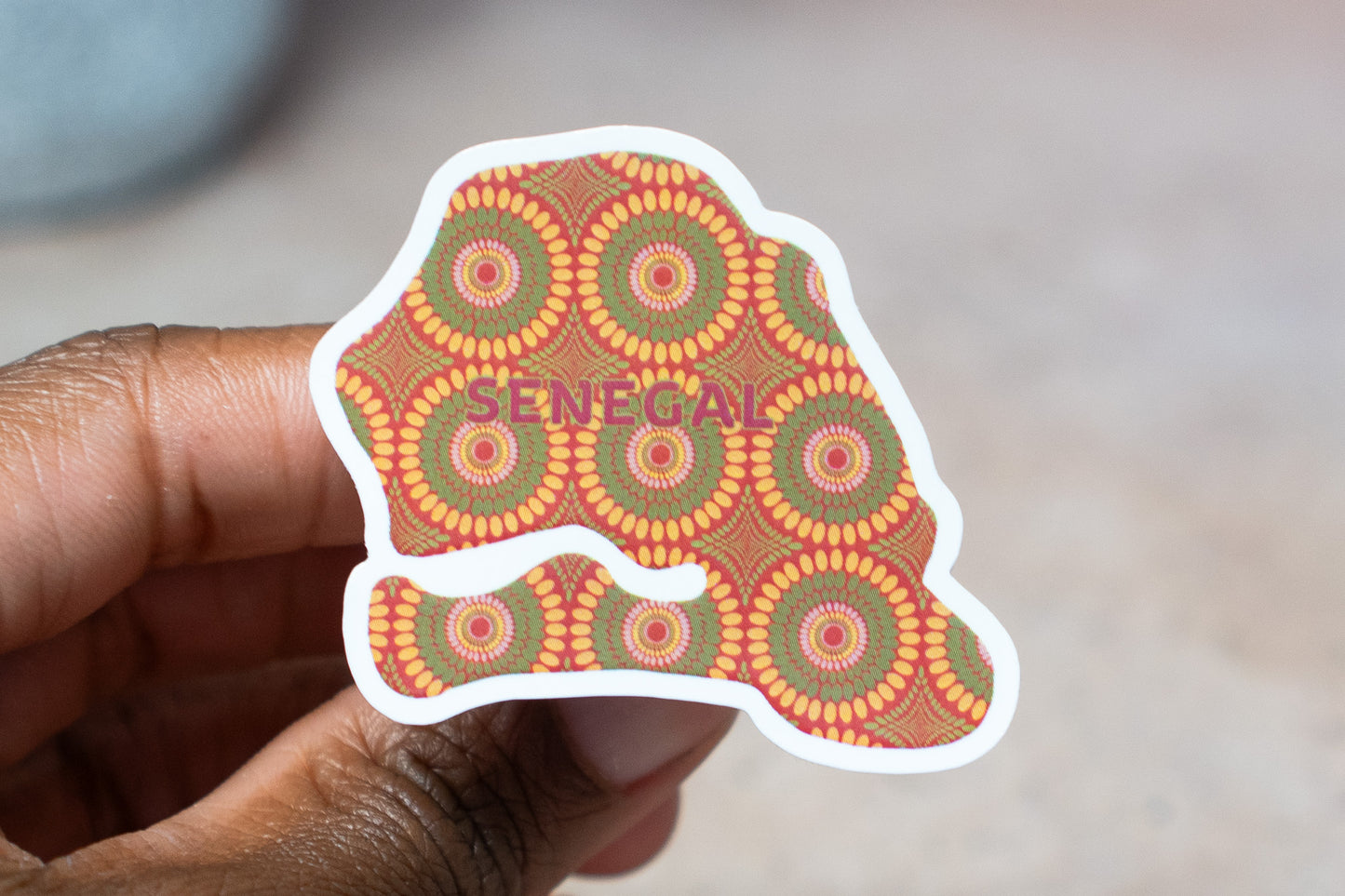 Senegal Sticker (West Africa) - Pounded Yam Productions