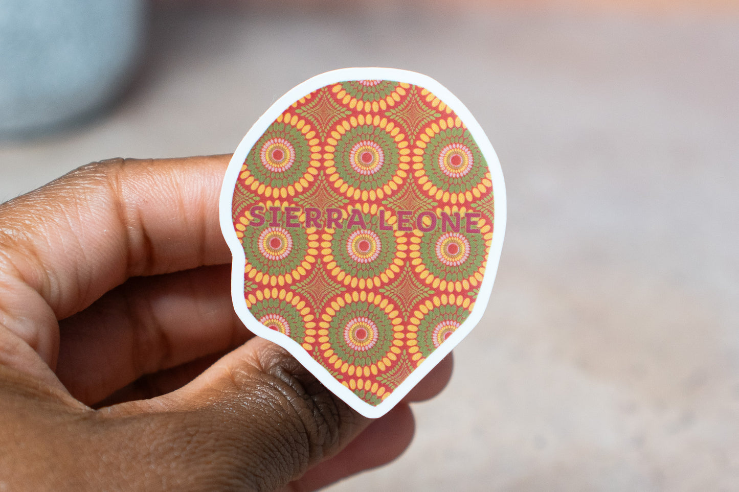 Sierra Leone Sticker (West Africa) - Pounded Yam Productions