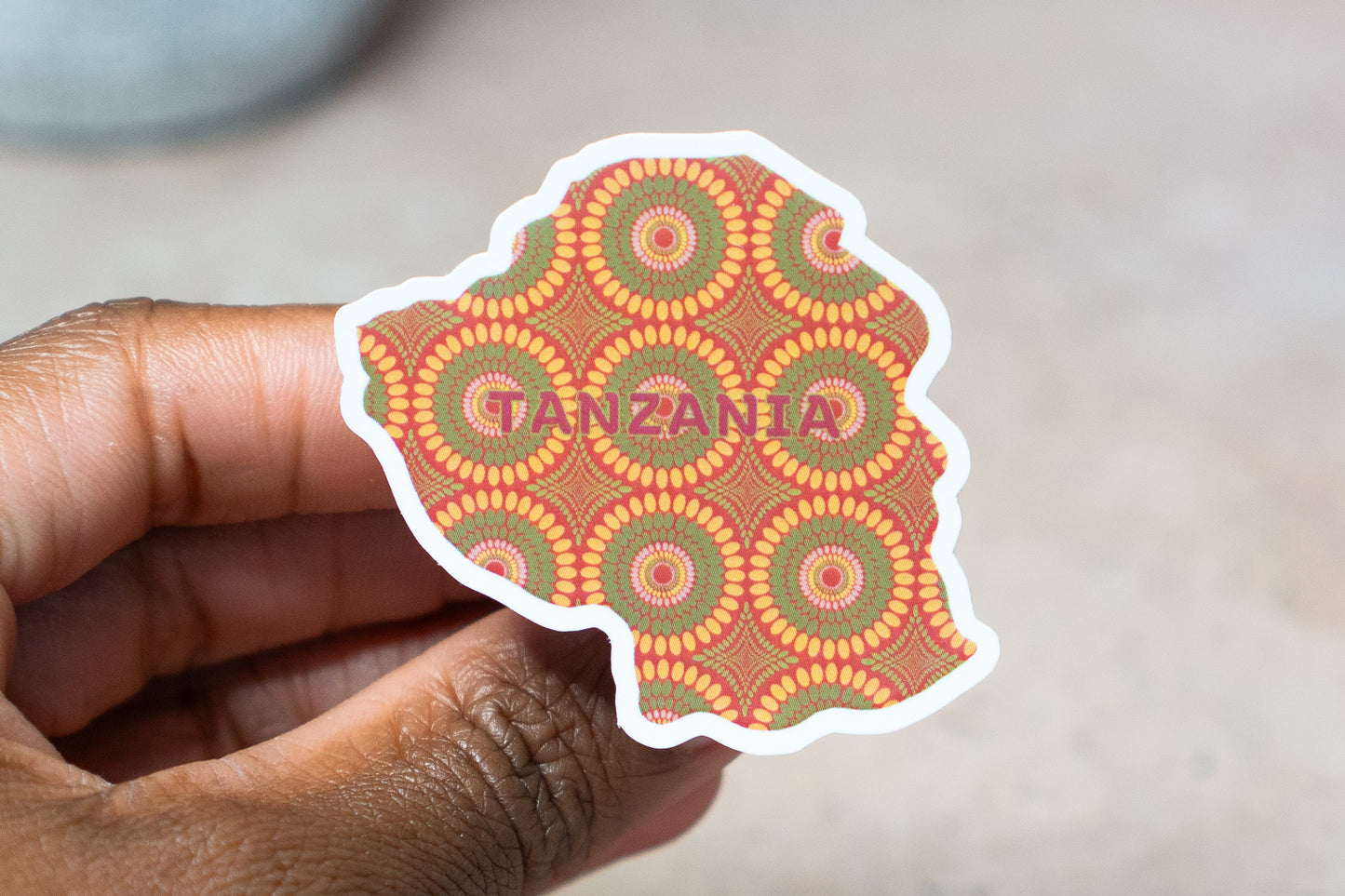 Tanzania Sticker (East Africa) - Pounded Yam Productions