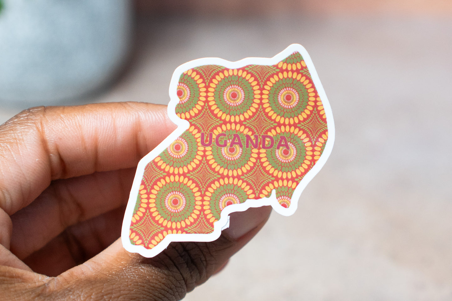 Uganda Sticker (East Africa) - Pounded Yam Productions