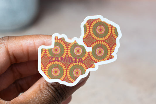 Zambia Sticker (Southern Africa) - Pounded Yam Productions