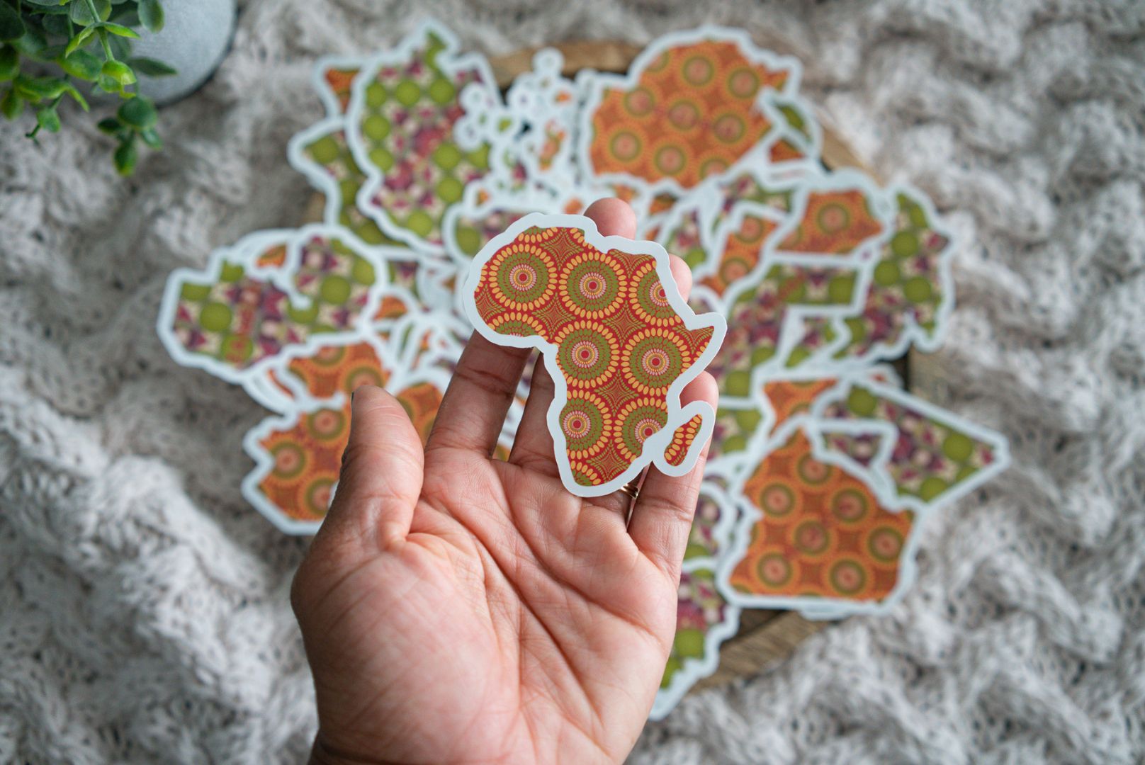 African Country Stickers