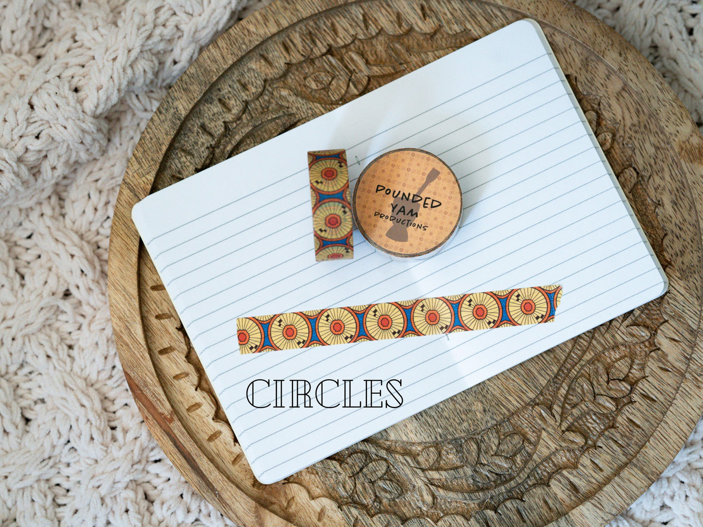 african print washi tape