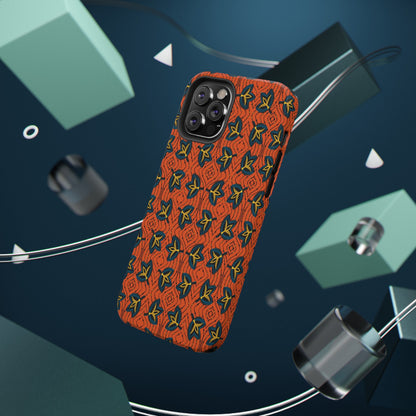 African Ankara Print Impact-Resistant Phone Case - Fans - Pounded Yam Productions