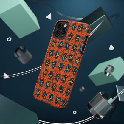 African Ankara Print Impact-Resistant Phone Case - Fans - Pounded Yam Productions