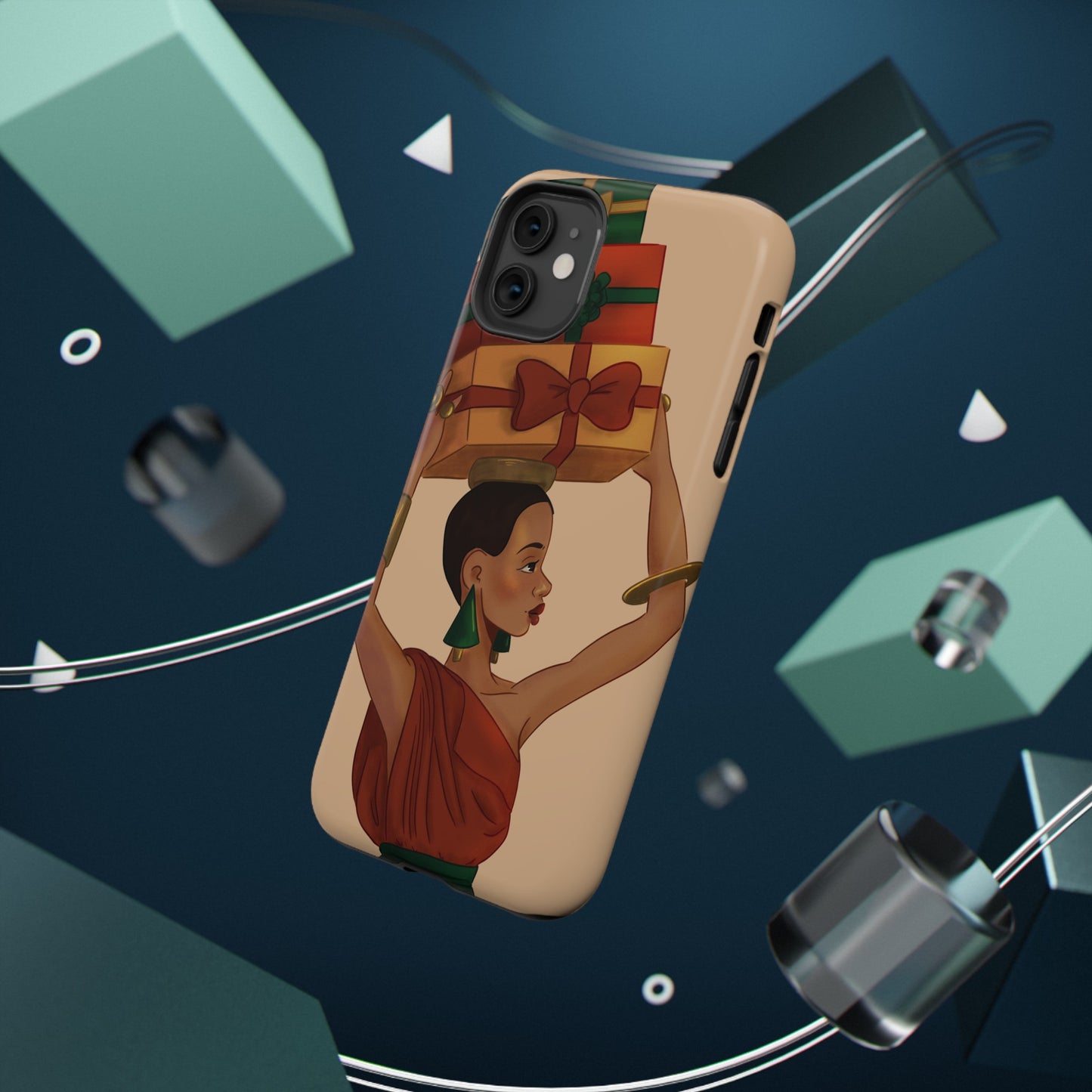 Presents African Woman Impact-Resistant Phone Case