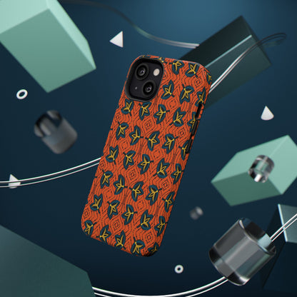African Ankara Print Impact-Resistant Phone Case - Fans - Pounded Yam Productions