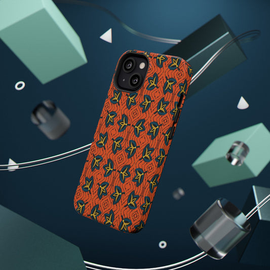 African Ankara Print Impact-Resistant Phone Case - Fans - Pounded Yam Productions