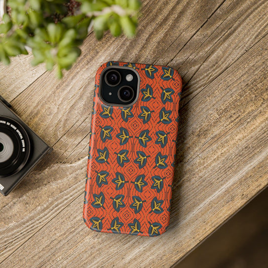 African Ankara Print Impact-Resistant Phone Case - Fans