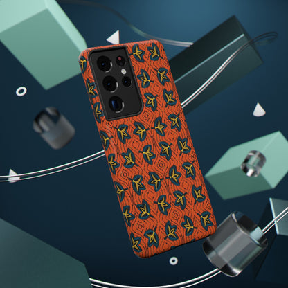 African Ankara Print Impact-Resistant Phone Case - Fans - Pounded Yam Productions