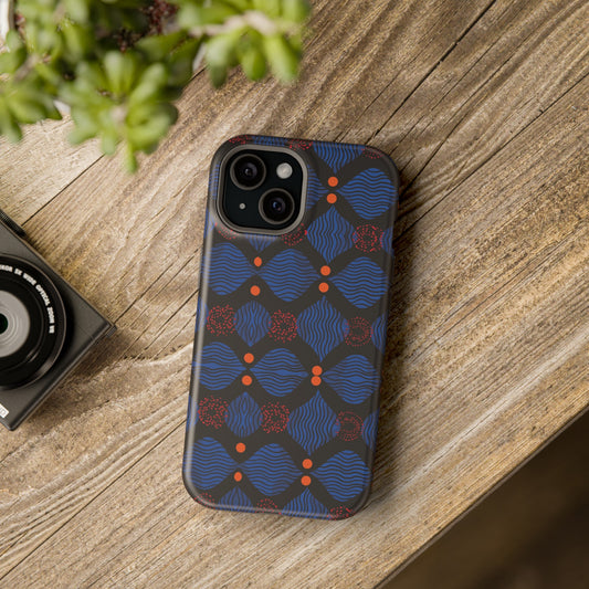 African Ankara Print Impact-Resistant Phone Case - X