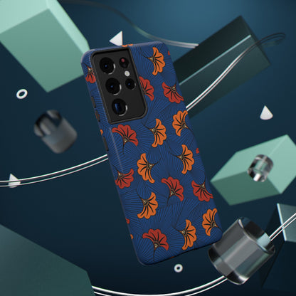 African Ankara Print Impact-Resistant Phone Case - Wedding Flowers - Pounded Yam Productions