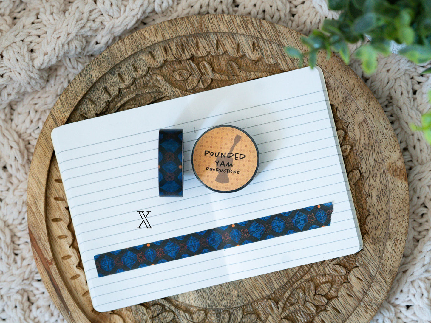 african print washi tape